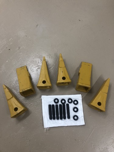 Cat 225 bucket teeth 6no - 225, 6no.